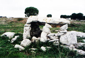 Testimonianze megalitiche presenti nella campagna melpignanese: Dolmen