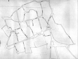 1929 <<Estratto ricavato dalla mappa del Comune di Melpignano>>.
